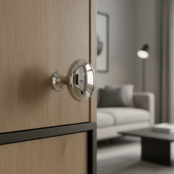 Nábytkové kování Interex Úchytka knopka BEA / Chrom lesklý