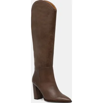 Dámské kozačky Kožené kozačky Steve Madden Bixby 11004834.336 hnědá 88X, EUR 37