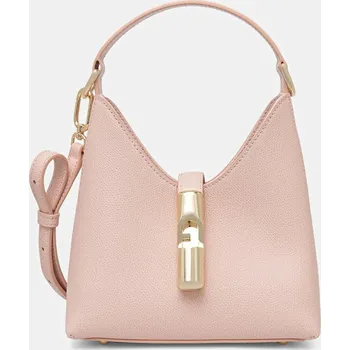 Kabelka Kožená kabelka Furla růžová barva, WE00876 ARE000 4355S WE00876.ARE000.4355S 03X, vel. ONE SIZE