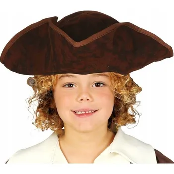Klobouk Dětský pirátský klobouk hnědý