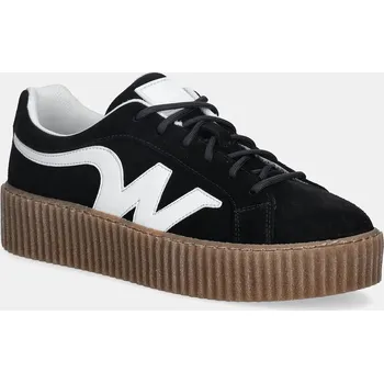 Dámské tenisky Kožené tenisky Weekend Max Mara Wkaagile dámské, černá barva, 2615761014600 2615761014600.BLACK 99X, EUR 38