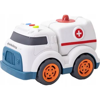 autíčko VOZIDLO na hraní AMBULANCE Záchranná Hračka PRO CHLAPCE Pečlivě vyrobeno
