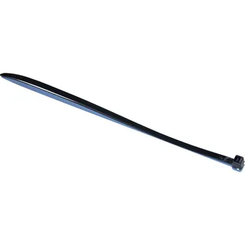 Stahovací páska Páska stahovací černá, 7,6x450mm, černá, 100ks