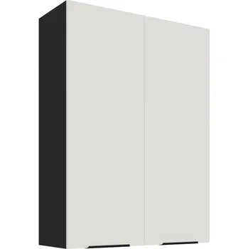 Kuchyňská skříňka 80 G-108 2F, Horní kuchyňská skříňka Aria bílá/černá