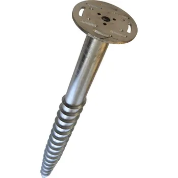 Vrut zemní MTR MA, 76x2000x3,5mm, hlava 200mm M24, žár. Zn