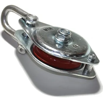 Jištění Kladka univerzální se třmenem, 12/75mm, 750kg, Zn