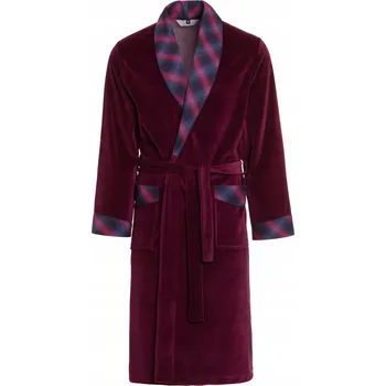 Pánský župan Pánský župan velurový - bavlněný RE-104 Bordó - S