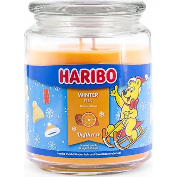 Svíčka Parafínová vonná svíčka Winter Fun Haribo 1 ks