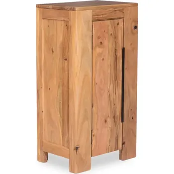 Koupelnový nábytek Masivní koupelnová skříňka Auckland z akácie, lakovaná, hnědá