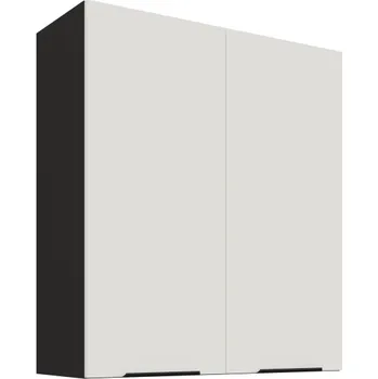Kuchyňská skříňka 80 G-90 2F, Horní kuchyňská skříňka Aria bílá​/černá