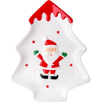 Talíř TALÍŘ VE TVARU VÁNOČNÍHO STROMEČKU NIKLAS ODELO 24,2x19,8 cm 1 Ks.