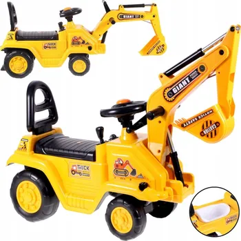 Odrážedlo Odrážedlo Coil žluté s pohyblivou lžící a nočníkem pro děti 12 m+