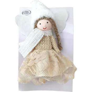 Obraz VÁNOČNÍ DEKORACE ZÁVĚS ANDÍLEK V ČEPIČCE