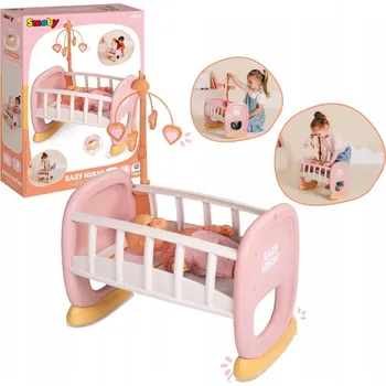 Doplněk pro panenku Smoby Baby Nurse Kolébka s kolotočem