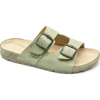 Pánská zdravotní obuv Pantofle ERIK zdravotní obuv pánská světle zelená 5E-J17/1 Medistyle 42