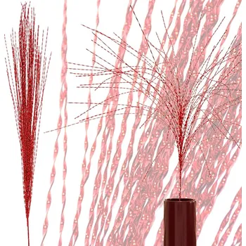 Vánoční dekorace Dekorativní větvička 117 cm červená