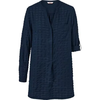 Dámská tunika 634810 - Tchibo - Tunika s tkanou strukturou - pro ženy - vel. 36 - barva: modrá/kostkovaný