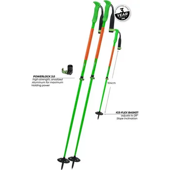 Sjezdová hůlka Komperdell DESCENT Ti Vario TEAM 2024/25