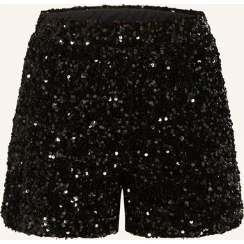 Dámské kraťasy Only Dámské Sametové Šortky S Flitry, černá, 42