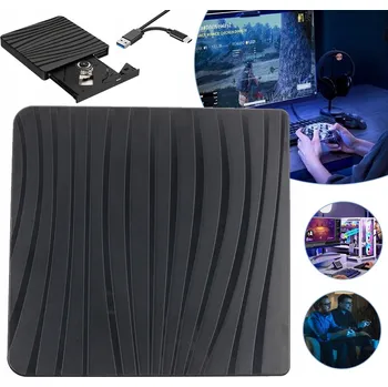 Mechanika EXTERNÍ PŘENOSNÁ DVD/CD VYPALOVAČKA, USB 3.0, DVD+/-RW, PRO TELEVIZI