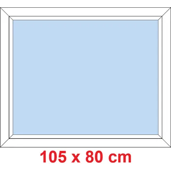 Okno Soft Plastové okno 105x80 cm, FIX neotevíravé