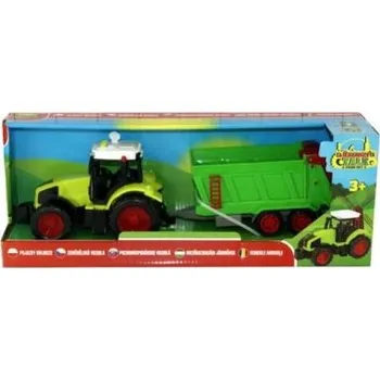 autíčko INTERAKTIVNÍ TRAKTOR S PŘÍVĚSEM A ROZMETADLEM