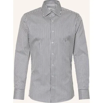 Pánská košile 1863 By Eterna Pánská Košile Slim Fit, bílá / tmavě modrá, 41