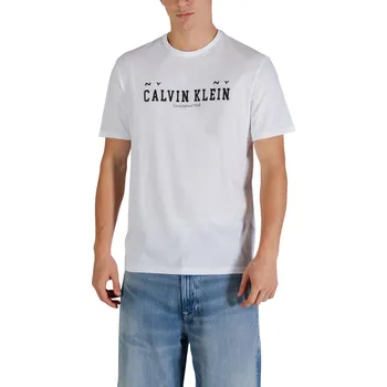 Calvin Klein Jeans T-Shirt Uomo Calvin Klein bílá | světle modrá 3488692