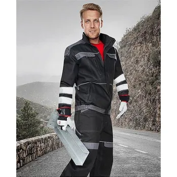 pracovní bunda COOL TREND montérková bunda reflex černá Varianta: COOL TREND montérková bunda reflex černá