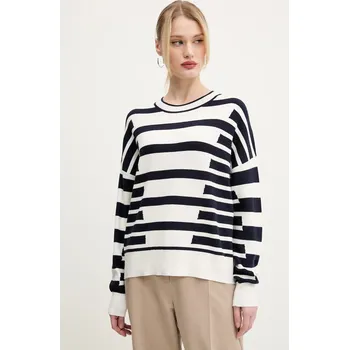 Dámský svetr Svetr Desigual COPENHAGUE dámský, bílá barva, lehký, 25SWJF01 00X, vel. M