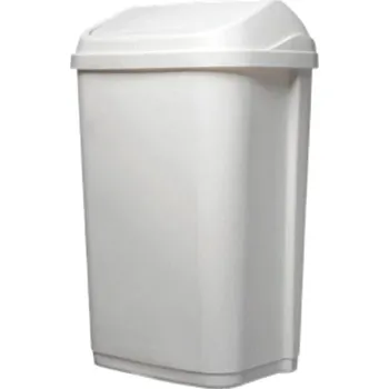 Odpadkový koš Gastro Koš s otočným víkem 10 l, bílý