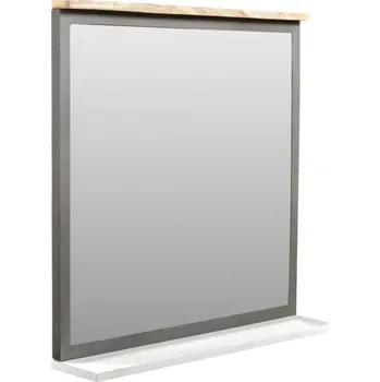 Zrcadlo Masivní koupelnové zrcadlo Pinetown, lakované, vícebarevné – 71×13×67 cm