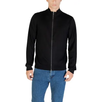 Pánské oblečení Armani Exchange pánská mikina na zip Armani černá 3490711