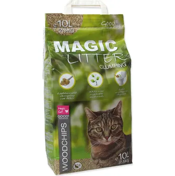 Podestýlka pro kočku Kočkolit Magic Litter Woodchips 2,5 kg 10l-KS