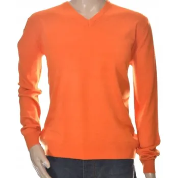 Pánský svetr Pánský svetr z kašmíru a merino vlny XL, výstřih do V, kašmírový svetr 236