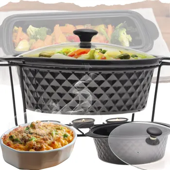 Žáruvzdorná mísa Kamille keramická kulatá s víkem 2,5 l