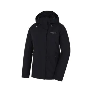 Dámská casual bunda Husky Nurme L black XXL; Černá bunda + DÁREK DLE VÝBĚRU!