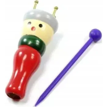 Panenka Pletací panenka na šňůrky