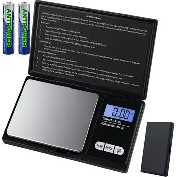 Kuchyňská váha JUBILERSKÁ VÁHA PŘESNÁ DIGITÁLNÍ 200g / 0,01g KUCHYŇSKÁ S PODSVÍCENÍM