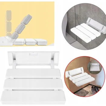 Koupelnové sedátko TABORET SKŁADANY POD PRYSZNIC SKLOPNÁ HLINÍKOVÁ STOLIČKA DO KOUPELNY