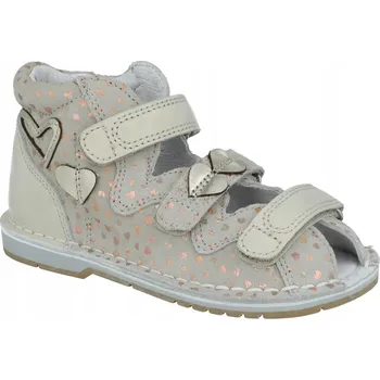 Dámské sandále Bartek papuče 22 termokaučuk béžové zlato