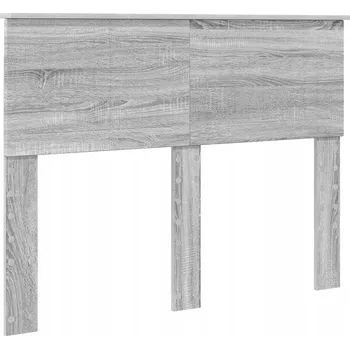 Čelo postele s čelo Betonově šedá 135 cm Kompozitní dřevo