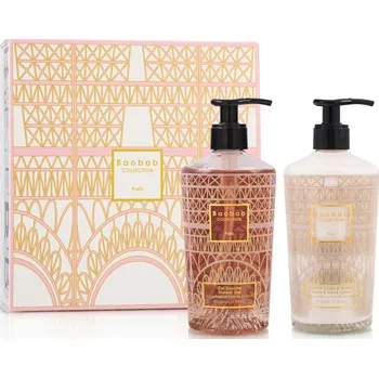 Baobab Collection, Dárková sada Baobab Paris, sprchový gel a tělové mléko, 2 díl. - Formadore
