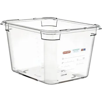 ARAVEN Gastronádoba GN 1/2, polykarbonát, integrovaný štítek, 200 mm, 11,35 l