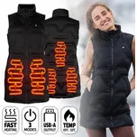 inSPORTline Electronics Dámská vyhřívaná vesta inSPORTline WARMelong černá - XS