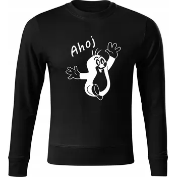 Chlapecká mikina Dětská mikina JHK polyester černá, velikost 110