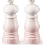 Sada mlýnků na sůl a pepř 11 cm, sada 2 ks, SHELL PINK, plast, Le Creuset