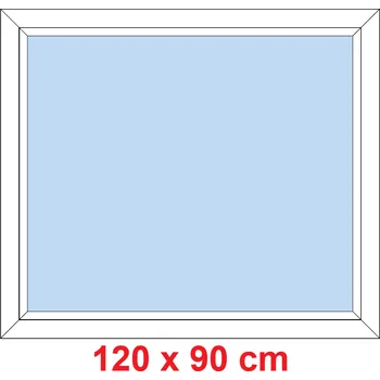 Okno Soft Plastové okno 120x90 cm, FIX neotevíravé