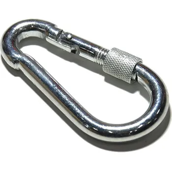 karabina Karabina hasičská s pojistkou DIN 5299D, 40x4,0mm, Zn