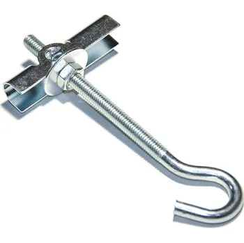 Hmoždinka Kotva kovová sklopná s hákem, M6x130mm, Zn
